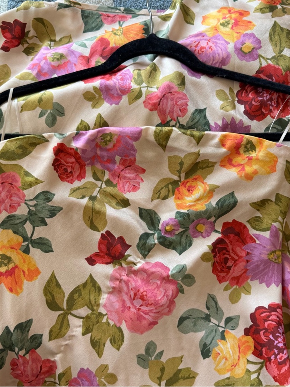 Wren The Label - Floral Strapless Maxi Dress in Cream with Multicolor Blooms - Picture 5 of 5